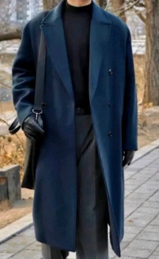 「美品」COOR MTR Overfit Double Long Coat MUSINSA公式 | COOR MTR Overfit Double Long Coat (Melange Brown)